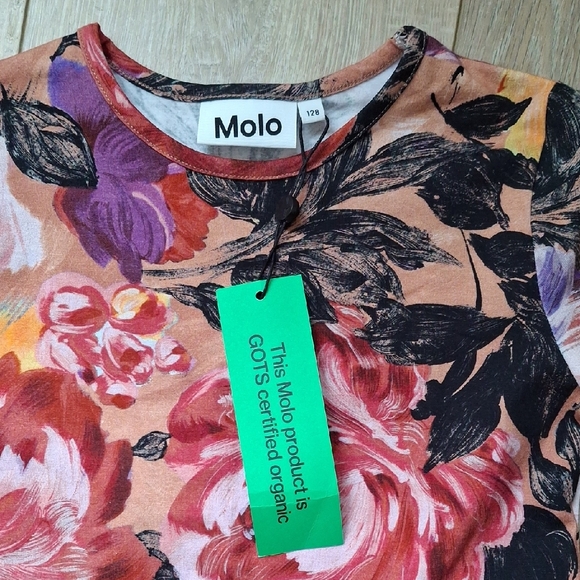 Molo Floral Long Sleeve Top and Leggings Set Size 8 - Picture 2 of 8